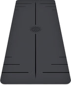 Plyopic. Alfombrilla de Yoga Ultra-Grip Pro – Rendimiento Antideslizante EXTREMO - Agarre en Seco y Agarre Húmedo - Líneas de Alineación - Cómoda y Resistente al Sudor - Para Yoga, Pilates, Ejercicio