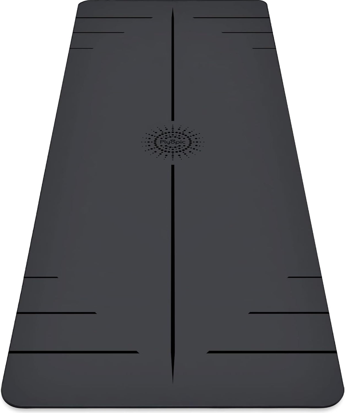 Plyopic. Alfombrilla de Yoga Ultra-Grip Pro – Rendimiento Antideslizante EXTREMO - Agarre en Seco y Agarre Húmedo - Líneas de Alineación - Cómoda y Resistente al Sudor - Para Yoga, Pilates, Ejercicio
