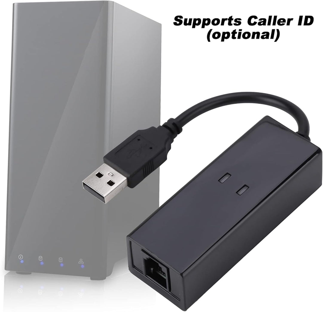 Módem de datos de fax de voz con marcación externa USB 56K