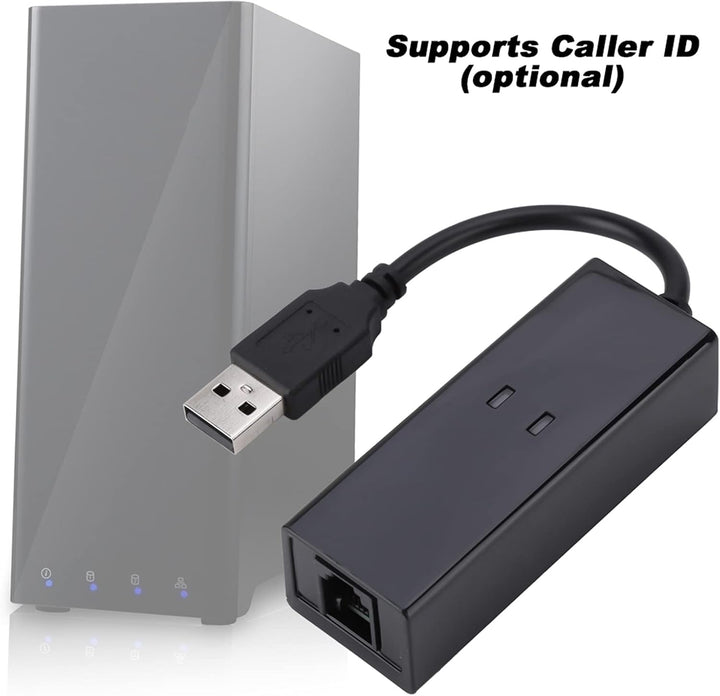 Módem de datos de fax de voz con marcación externa USB 56K