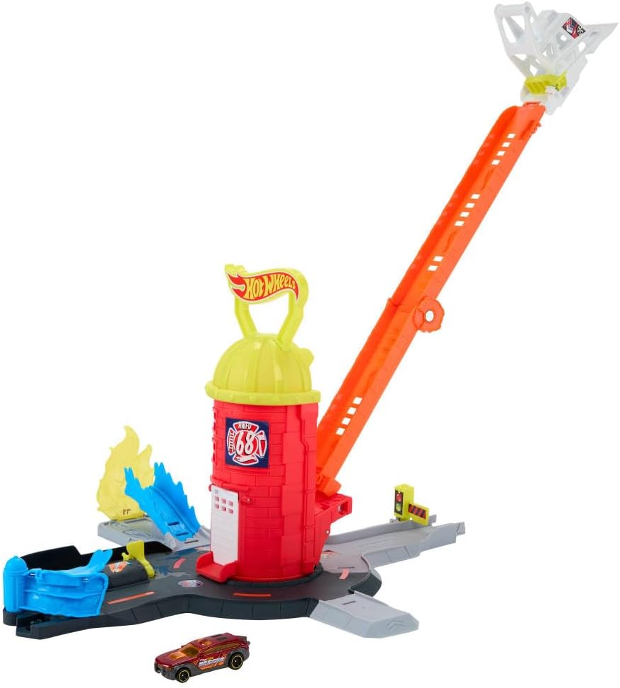 Hot Wheels Ciudad Super Fire Station Rescue