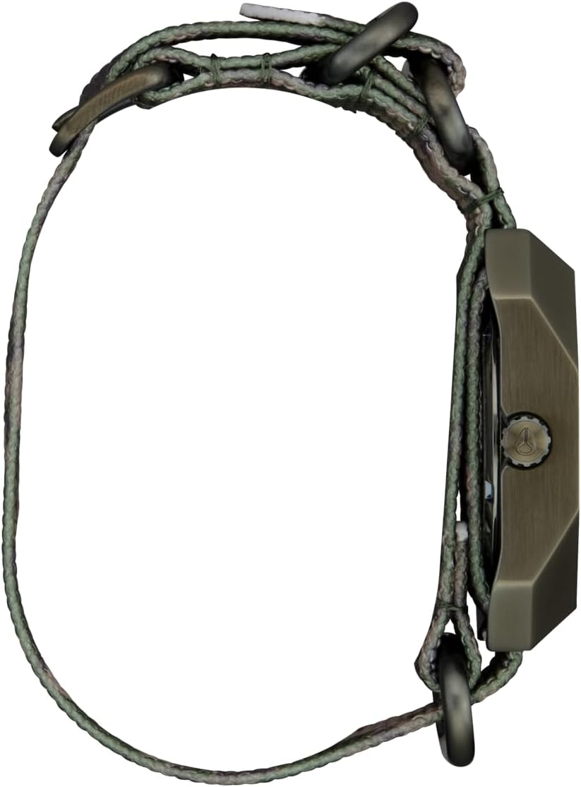 NIXON Scout A1409-328.1 ft Reloj analógico de campo para hombre resistente al agua (esfera de 1.378 in, correa de nailon de 0.787 in)