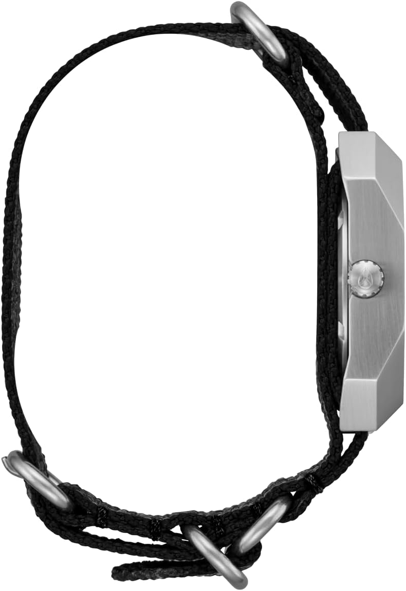NIXON Scout A1409-328.1 ft Reloj analógico de campo para hombre resistente al agua (esfera de 1.378 in, correa de nailon de 0.787 in)