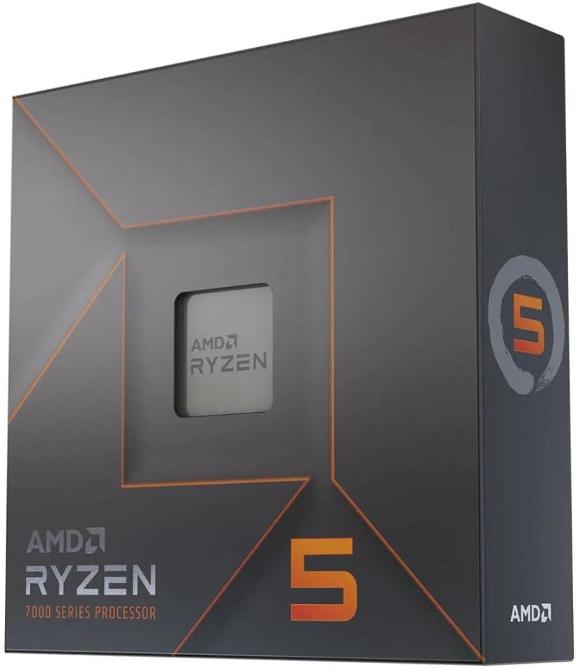 AMD Procesador de escritorio desbloqueado Ryzen 5 7600X de 6 núcleo...