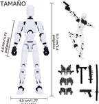 Titan 13 Figura de acción, 3D impreso Lucky Robot 13 Figuras de acción