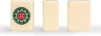 Yellow Mountain Imports - Juego de mahjong chino de tamaño pequeño, "Rogue Classic" con 146 azulejos de color marfil, funda de vinilo, indicador de viento y dados, solo para juego de estilo chino []
