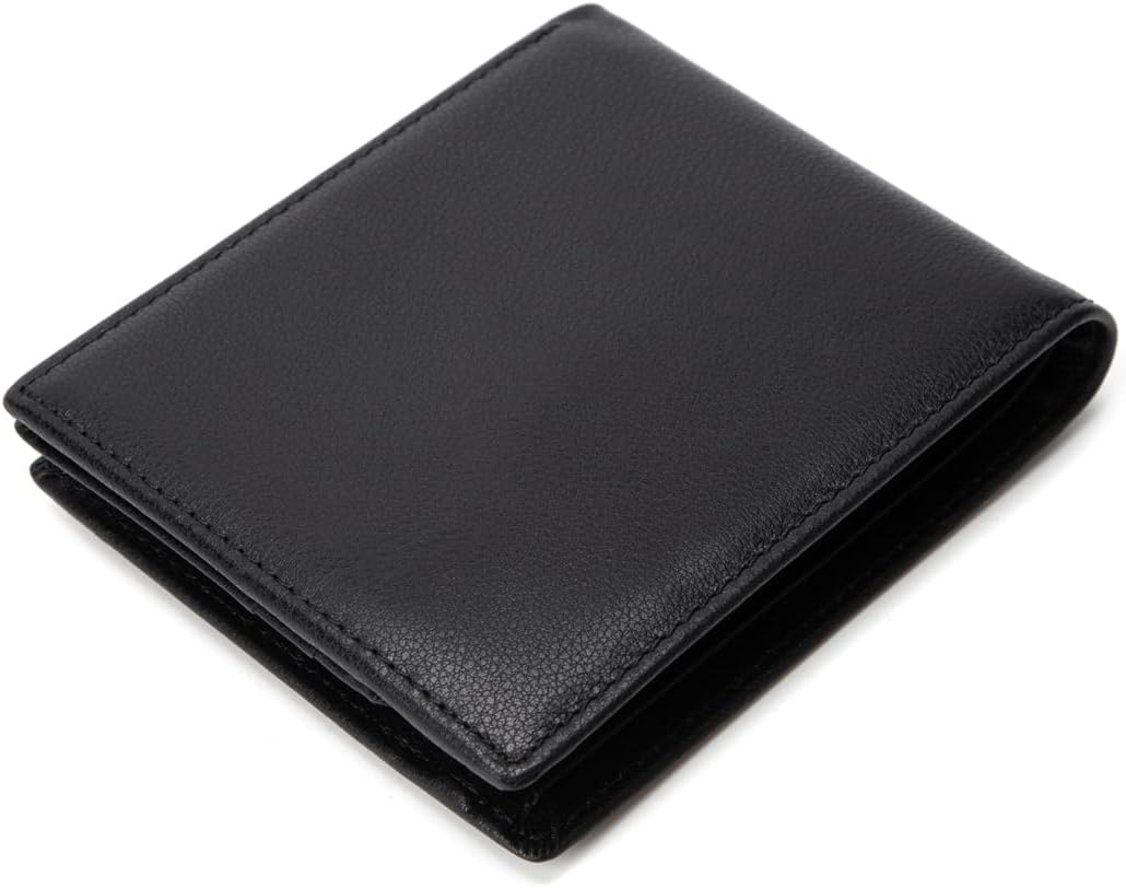 ITSCOSY Billetera para hombre con bloqueo RFID, suave, de piel auté...