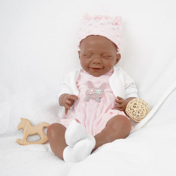 Muñecas de bebé Reborn de 18.5 pulgadas, de cuerpo completo, muñeca...