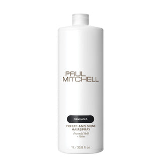 Paul Mitchell Freeze and Shine Super Hairspray, máxima sujeción, la...