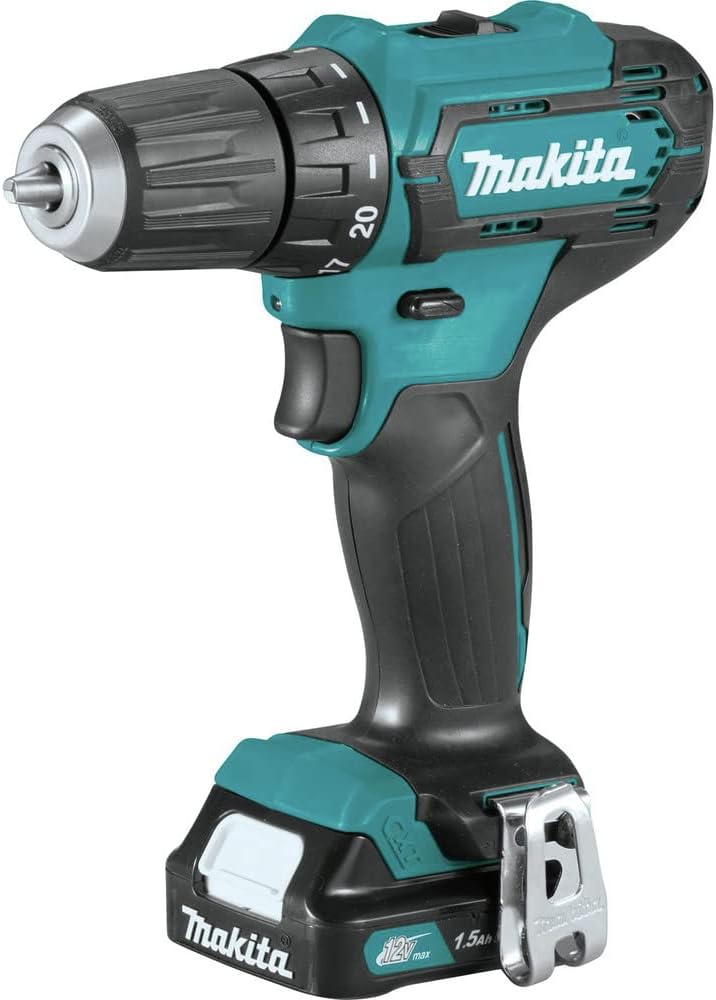 Makita FD09R1 12V max CXT® Kit de taladro-destornillador inalámbrico de iones de litio de 3/8" (2.0Ah)