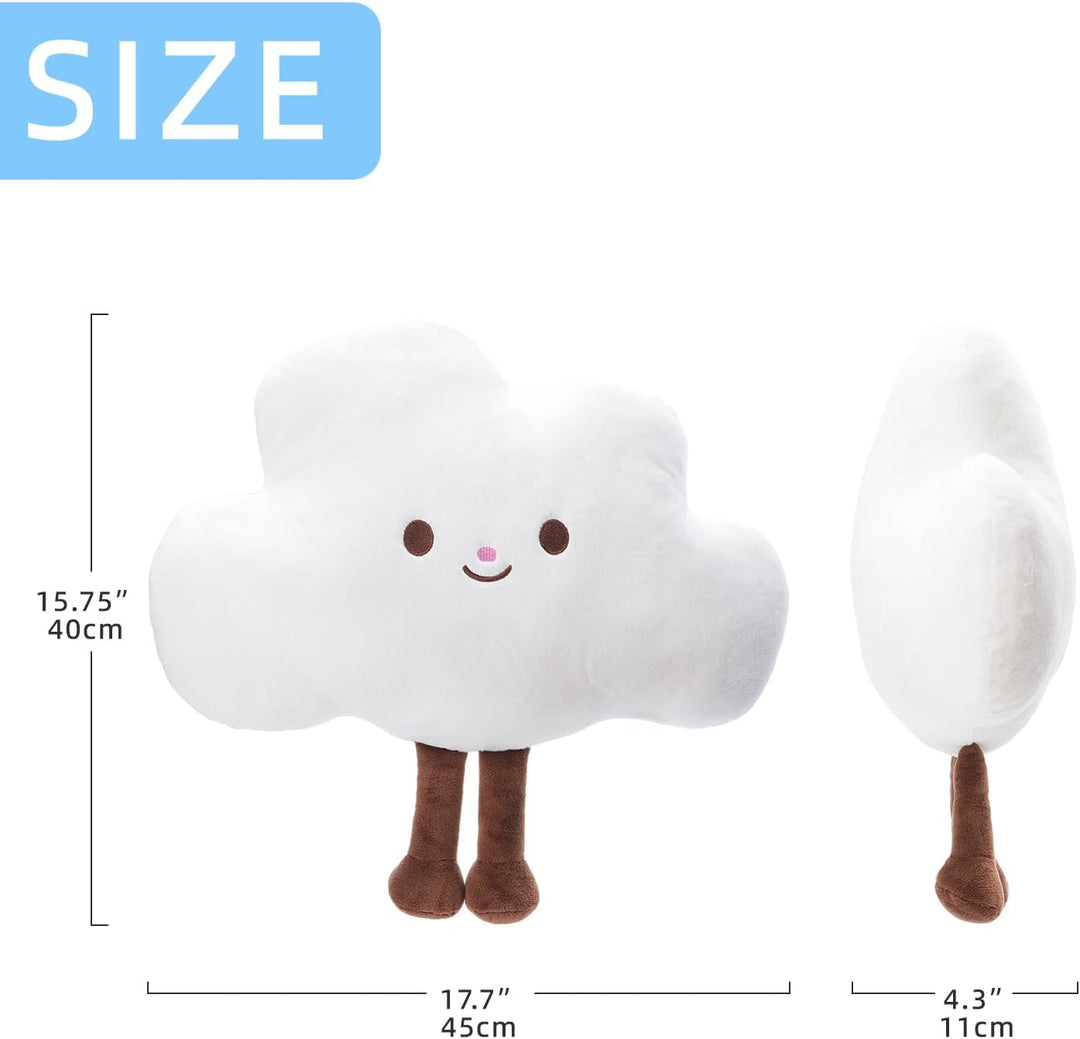 WEIGEDU Peluche de nube de animal de peluche, linda almohada de cie...