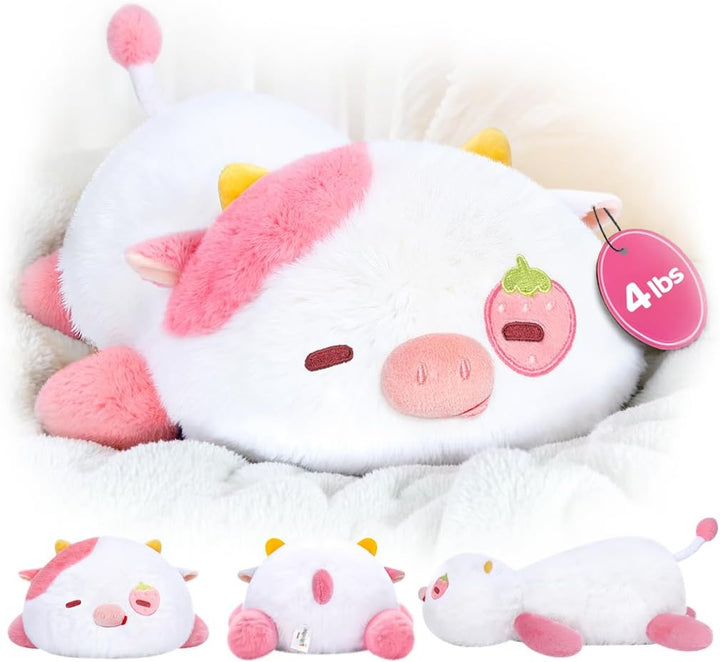 Animales de peluche con peso de 4.0 libras \u2013 Peluche de vaca f...