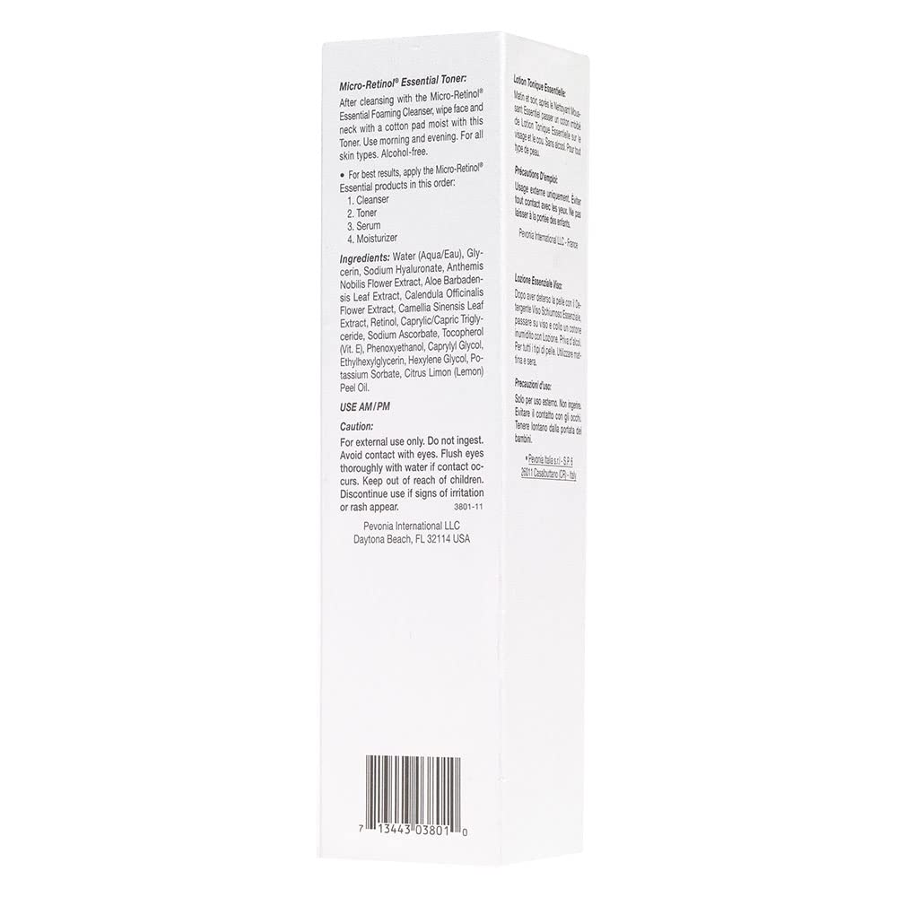 Pevonia Tónico esencial Micro-Retinol, 4 Fl Oz