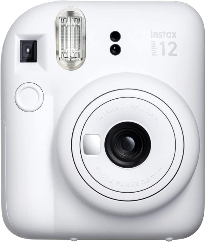 Cámara instantánea Fujifilm Instax Mini 12 color blanco arcilla + p...
