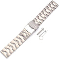 THEAGE Correa de reloj de titanio sólido para hombre y mujer, correas de reloj de titanio puro de 0.866 in