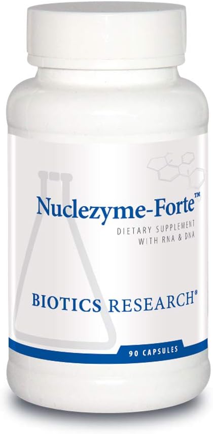 BIOTICS RESEARCH Nuclezyme-Forte - Complejo B de ARN\/ADN, fuente s...