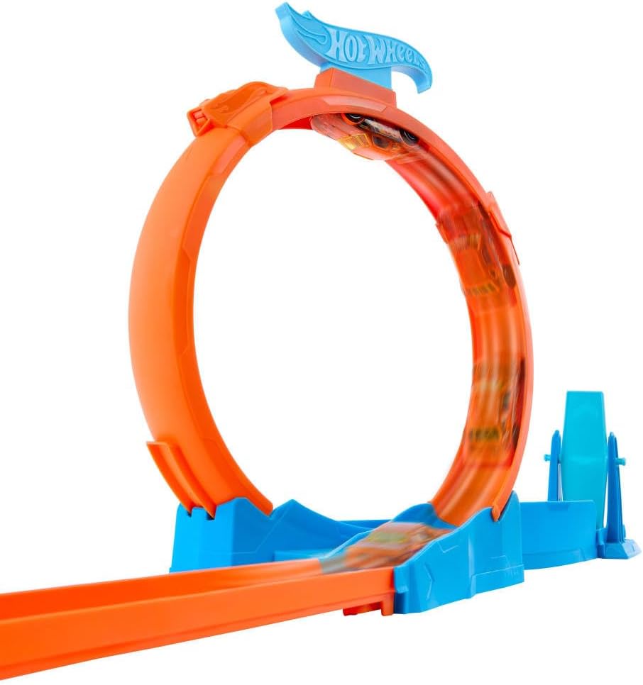 Conjunto de pista de juguete de autos Hot Wheels, paquete de triple...