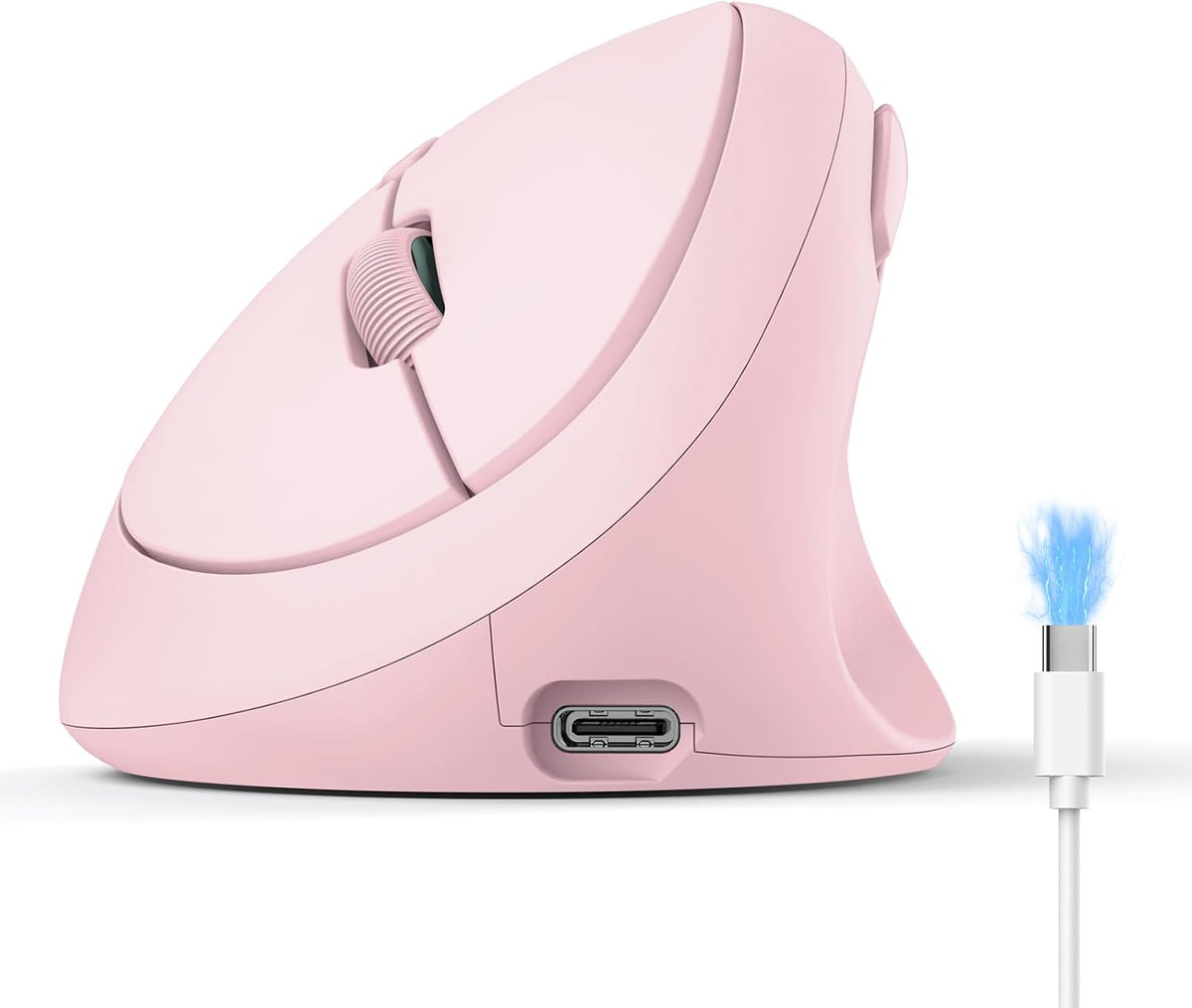 TECKNET Ratón Ergonómico, Ratón Vertical Inalámbrico Bluetooth, Bat...