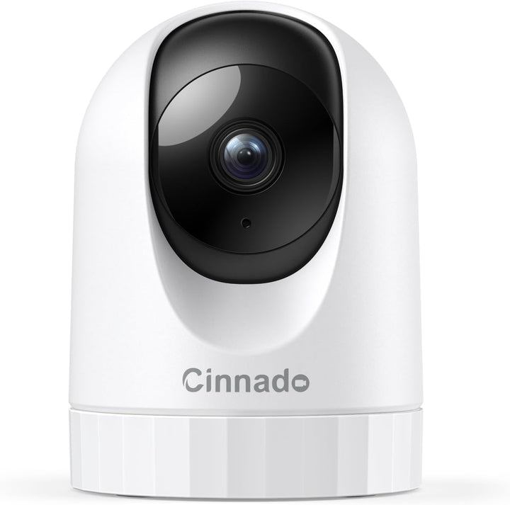 Cinnado - Cámara de seguridad para interiores 2K, cámaras WiFi 360°...
