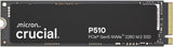 Crucial P510 PCIe Gen5 NVMe 2TB SSD, hasta 10,000MB\/s, TLC NAND, c...