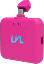 Cargador portátil LLEVVELL Spark para iPhone 17/16/15 USB C 2500mAh Banco de energía, Rosa