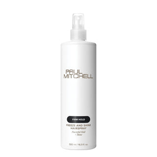 Paul Mitchell Freeze and Shine Super Hairspray, máxima sujeción, la...