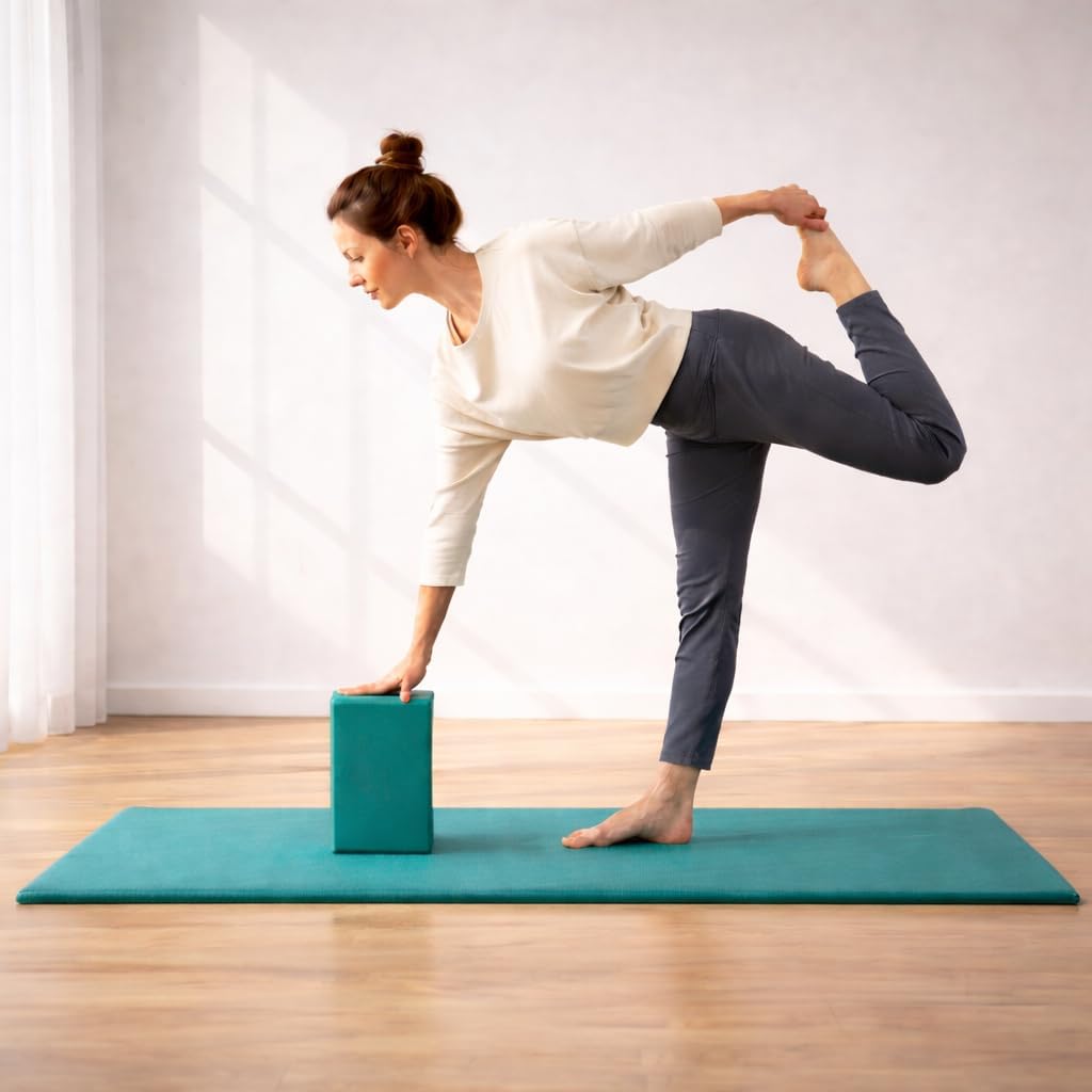 WHITECLOUDZ Kit de yoga, juego de 7 piezas de esterilla de yoga para entrenamientos en casa, esterilla de yoga gruesa, bloques de yoga, correa, toallas de yoga y bolsa de transporte, tapete de