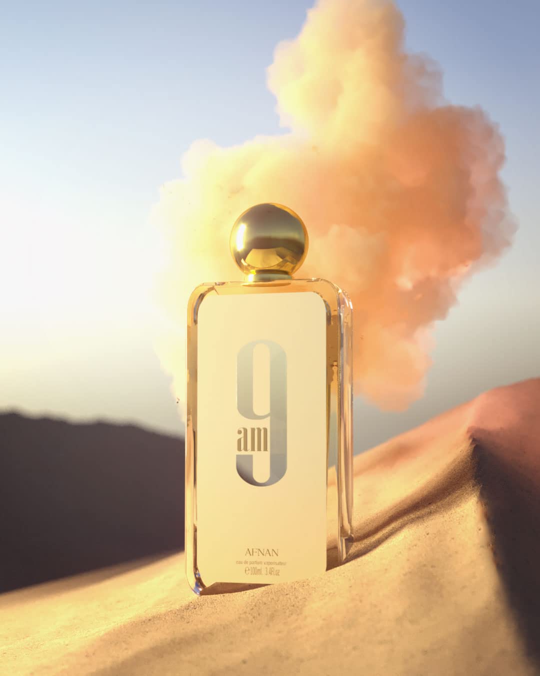 Afnan 9 AM Pour Femme Eau De Parfum, 3.4 onzas