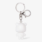 Llavero de figura 3D Milk Mocha – Lindo llavero de vinilo para bolsos, bolsos, bolsas y mochilas, llavero de metal