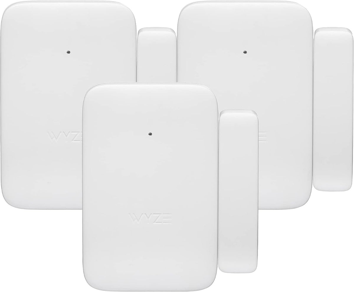 Wyze Sensor de entrada del sistema de seguridad para el hogar, protección de entrada para ventanas y puertas (paquete de 3) requiere concentrador WYZE Sense