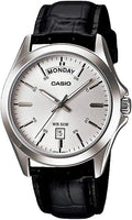 Casio Reloj clásico plateado MTP1370L-7A