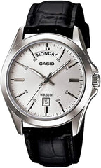 Casio Reloj clásico plateado MTP1370L-7A