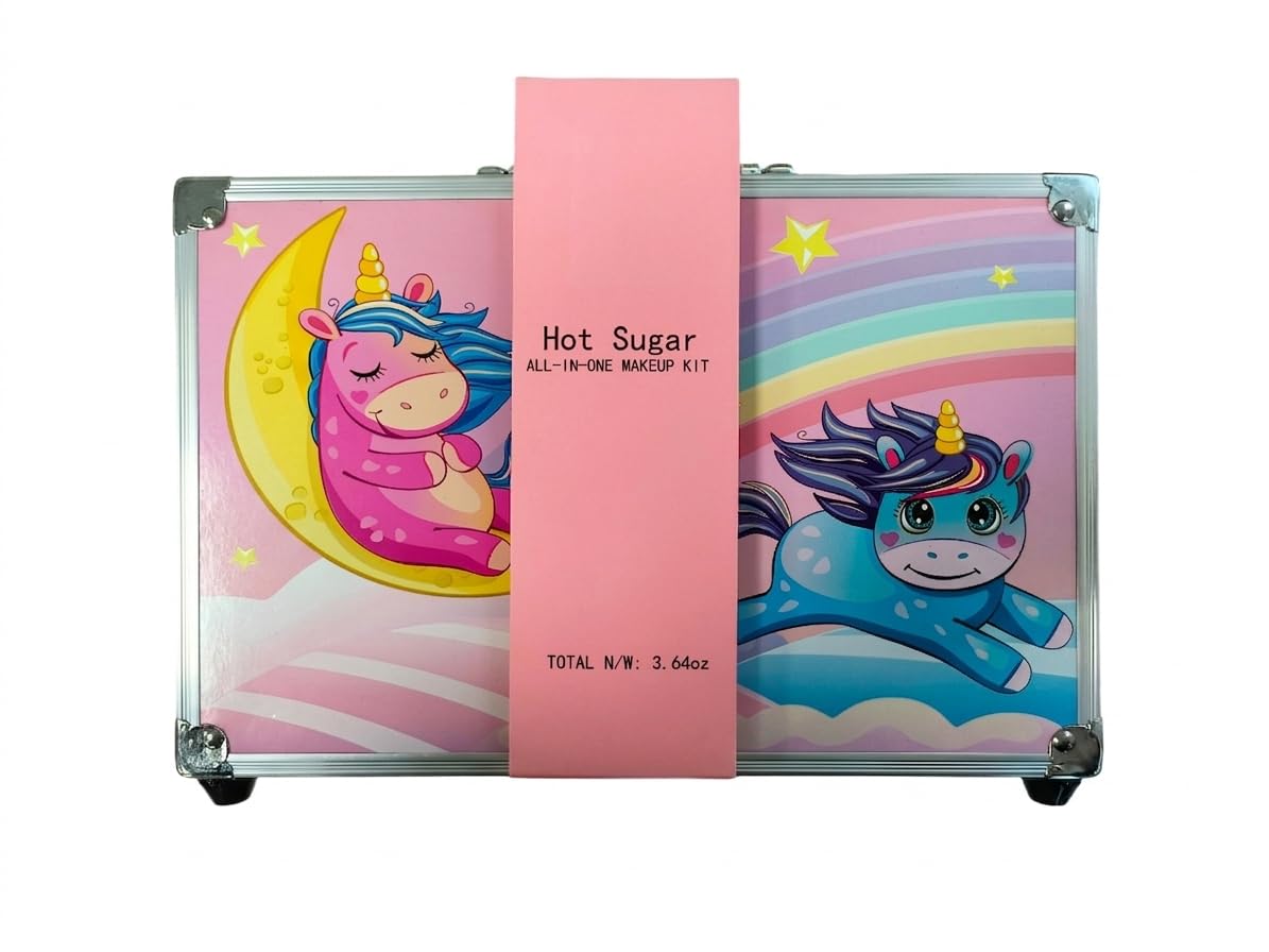 Hot Sugar - Kit de maquillaje para niñas pequeñas de 4 a 6 años, ju...