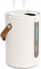 Humidificador inalámbrico para el hogar, dormitorio, oficina, guardería y viajes, carga USB-C, niebla fría