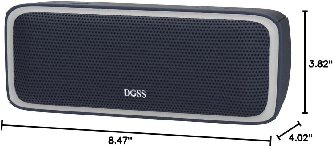 DOSS Bocina SoundBox Pro Bluetooth inalámbrica portátil con sonido...