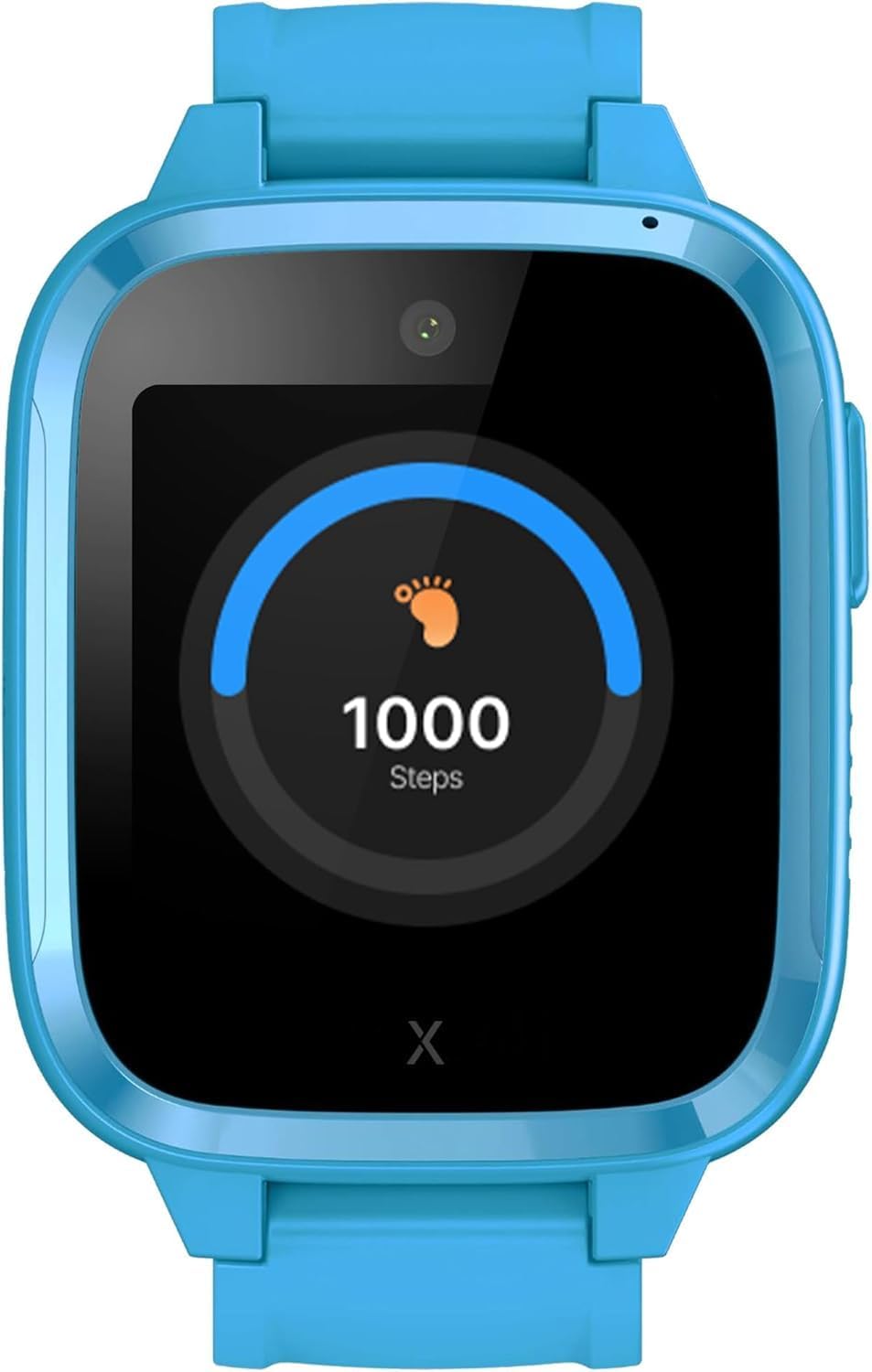 XPLORA Kidzi - Teléfono Reloj para Niños (4G) - Llamadas, Mensajes, Modo Escolar para Niños, Función SOS, Ubicación GPS, Cámara y Podómetro – (Requiere Suscripción) (Kidzi en la Red de AT&T, Azul)
