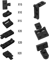 Placa de construcción clásica con clip horizontal 6