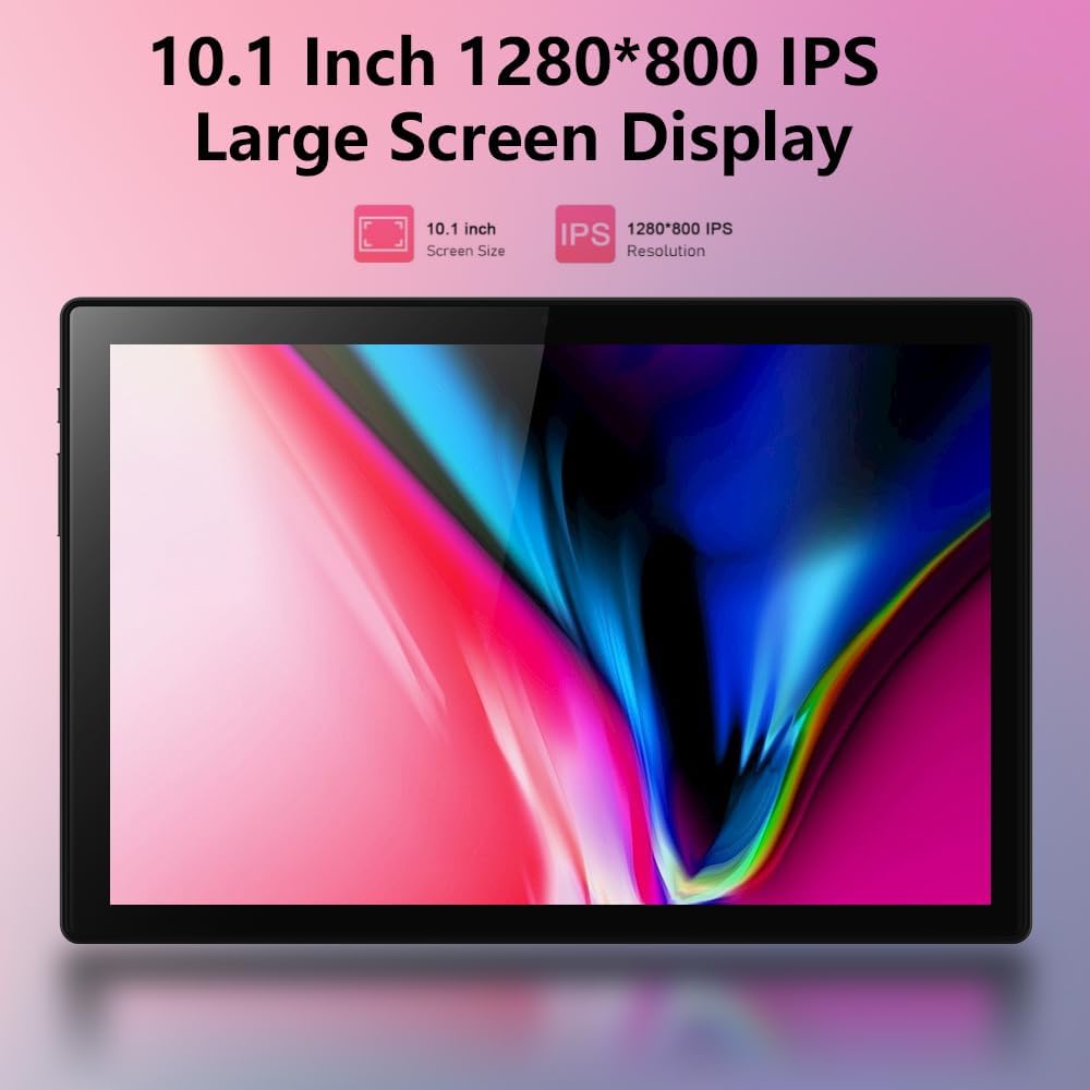 Crelander Tablet Android 13 de 10.1 pulgadas con ranura para tarjet...