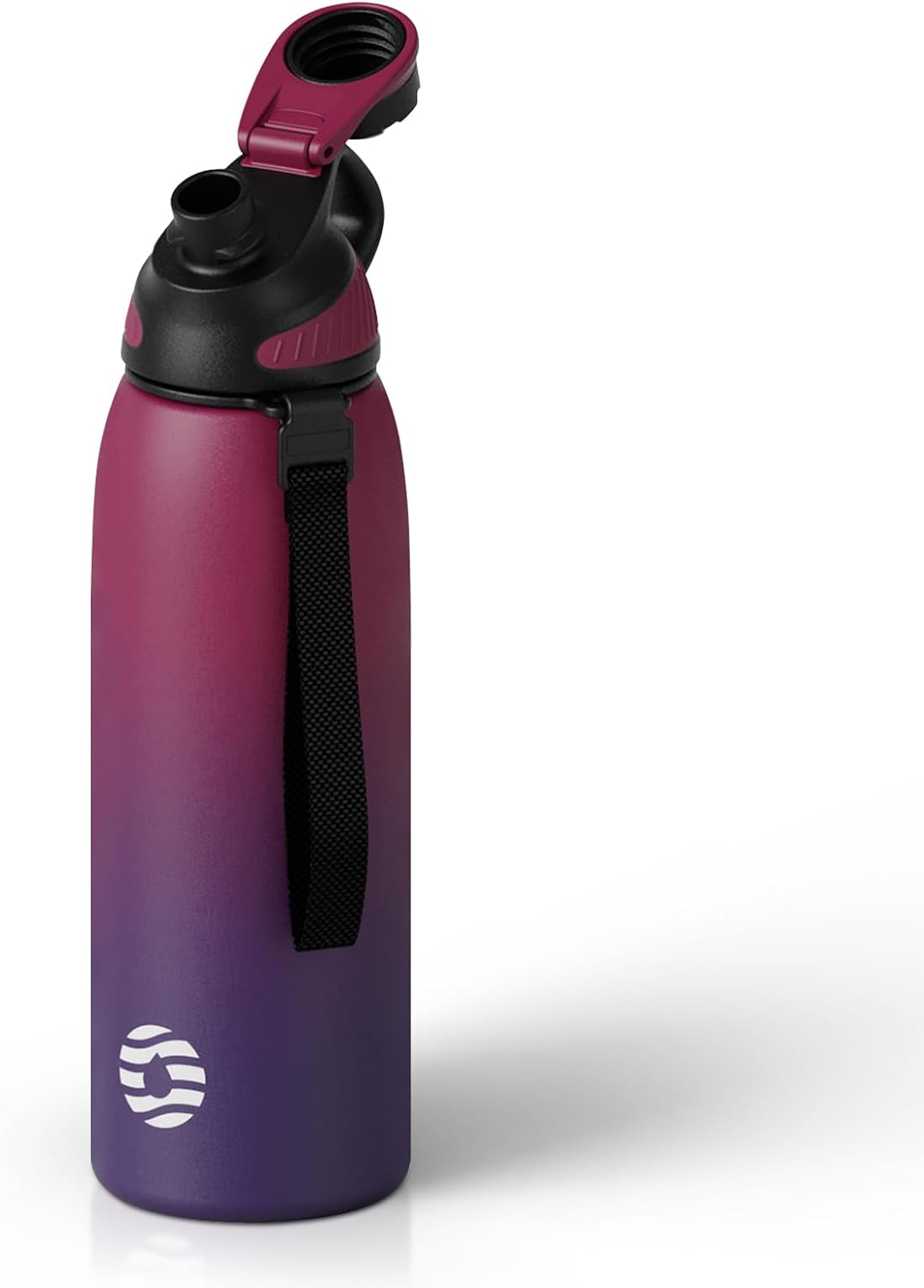 FJbottle Botella de agua aislada de acero inoxidable de 20 onzas sin tapa