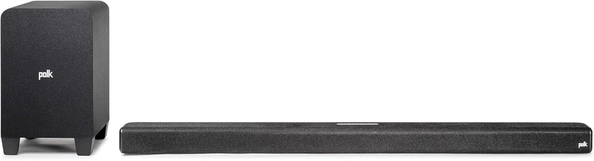 Sistema de barra de sonido Polk Audio Signa S4 Dolby Atmos 3D con subwoofer inalámbrico de 5.9"