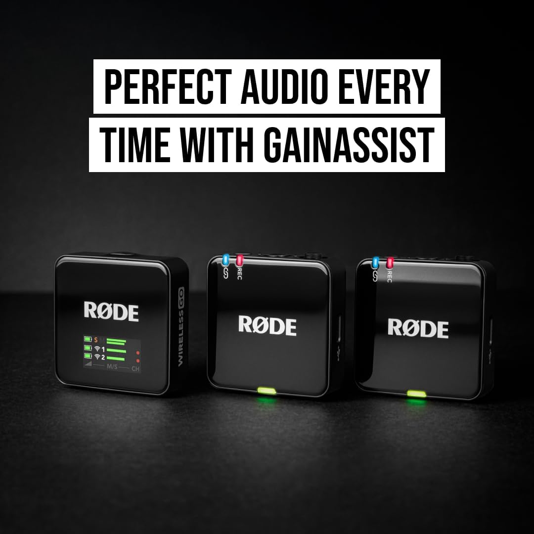 RØDE Wireless GO III (Gen 3) - Micrófono inalámbrico compacto - Aud...