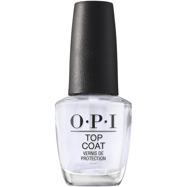 OPI Esmalte de uñas superior y capa base, brillo protector de alto...