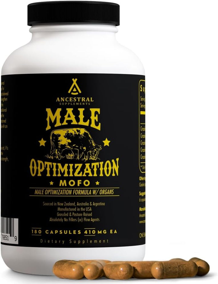 Ancestral Supplements Mofo, Suplementos para Hombres, Apoyo para Ni...