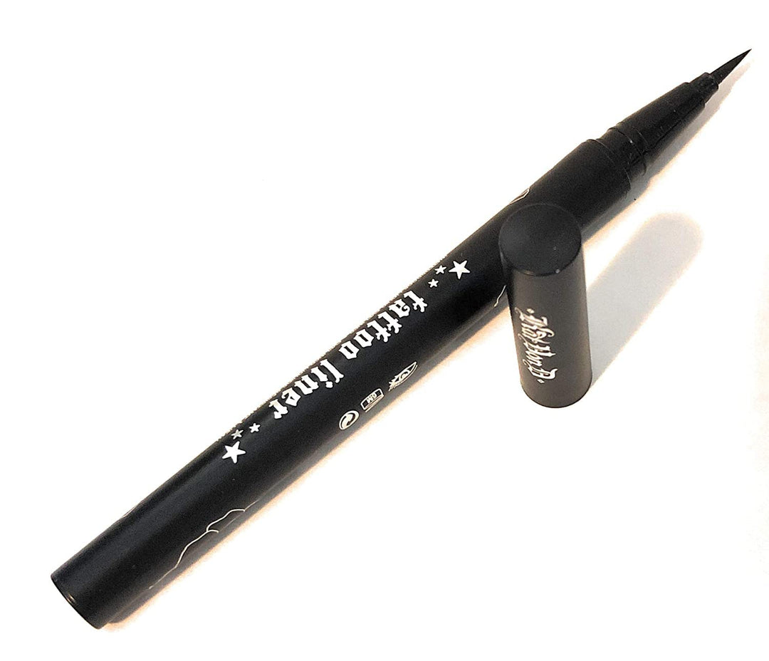 Delineador líquido impermeable de tatuaje Kat Von D en Trooper Blac...