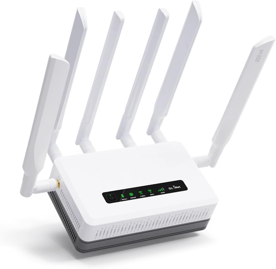 GL.iNet GL-XE3000 (Puli AX) Router 5G con ranura para tarjeta SIM d...
