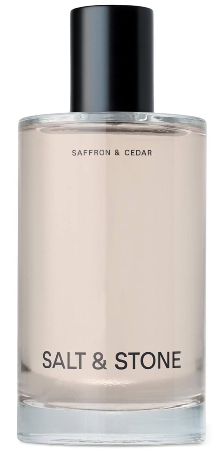 Salt &amp; Stone Body Mist, aroma de azafrán y cedro, spray para el...