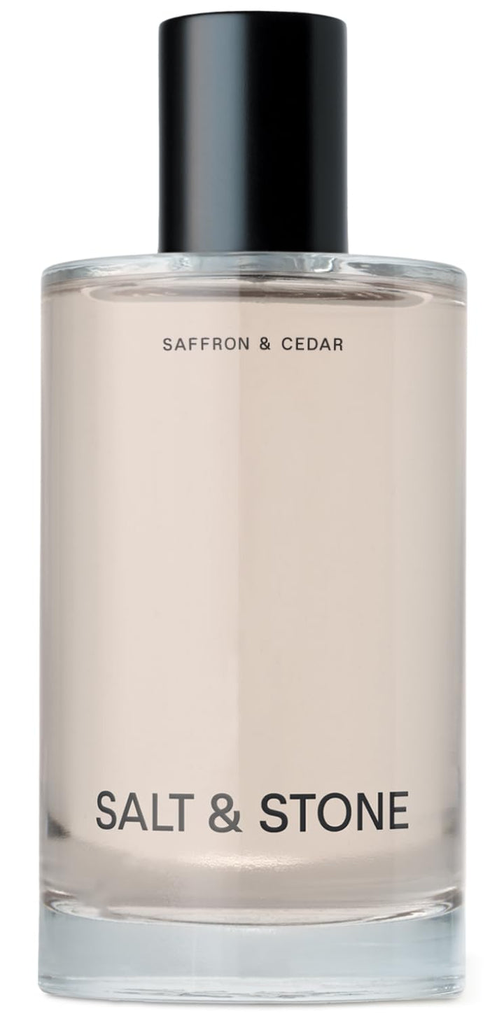 Salt &amp; Stone Body Mist, aroma de azafrán y cedro, spray para el...