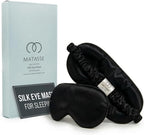 MATASSE - Máscara para dormir 100% seda de morera, 22 momme grado 6A, color