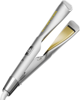 SHEGLAM Plancha plana para alisar el cabello, alisador y rizador de...