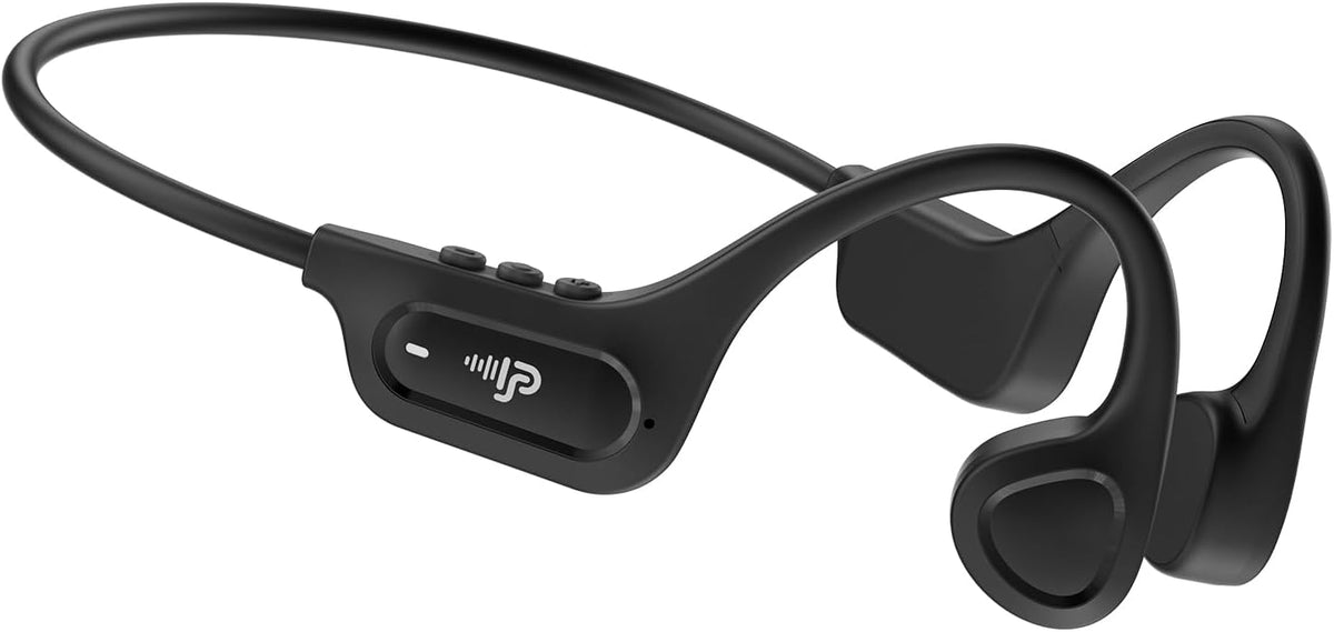 PSIER Auriculares de conducción ósea, auriculares de conducción ósea, Bluetooth inalámbrico 6.0